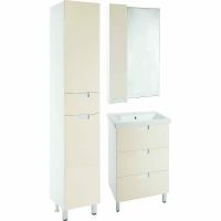 Тумба под раковину Bellezza Пегас 50 Бежевая Белая арт-4630406140077 — фото 2, Тумбы под раковину