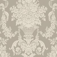 Обои LOYMINA Boudoir Флизелин (1*10,05) Коричневый/Бежевый/Серый, Дамаск/Вензель арт-GT2 010 — фото 1, Обои для стен