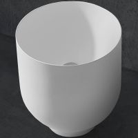 Раковина-чаша Abber Stein 40 Белая матовая арт-AS2618 — фото 2, Раковины накладные