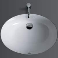 Товар: Раковина Simas Top E Lavabi D Arredo 58 S53 bi Белая арт-S53bi - фото 2 Раковина Simas Top E Lavabi D Arredo 58 S53 bi Белая арт-S53bi — фото 2, Раковины встраиваемые снизу