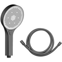 Душевая система Vincea с термостатом Вороненая сталь арт-VSFW-422T2GM — фото 6, Встраиваемые душевые комплекты