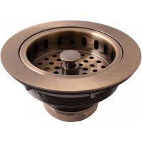 Выпуск для кухонной мойки Rav Slezak Бронза арт-MD0819SM — фото 1, Донные клапаны