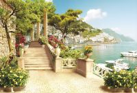 Фреска Ortograf Городской пейзаж 6589 Фактура бархат FX Флизелин (4*2,7) Разноцветный, Город/Пейзаж арт-6589 (бархат FX) — фото 2, Фрески