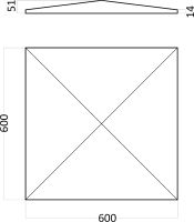 Товар: Гипсовая 3д панель Artpole Zoom x4 600x600 мм арт-M-0009 - фото 5 Гипсовая 3д панель Artpole Zoom x4 600x600 мм арт-M-0009 — фото 5, Гипсовые 3Д панели