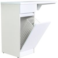 Тумба с раковиной Orange Optima 100 Белый глянец арт-OPK-40TUW+RAL — фото 3, Тумбы с раковиной