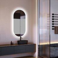 Зеркало Abber Kontur 120 с подсветкой с сенсорным выключателем и диммером арт-AG6303SL-1.2 — фото 2, Зеркала в ванную комнату