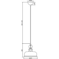 Товар: Подвесной светильник Maytoni Pendant Tone Янтарный Бронза арт-P001PL-01BZ - фото 4 Подвесной светильник Maytoni Pendant Tone Янтарный Бронза арт-P001PL-01BZ — фото 4, Подвесные светильники