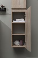 Шкаф пенал Aquanet Нота New 30 подвесной Дуб светлый арт-334201 — фото 13, Пеналы для ванной комнаты