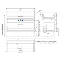Товар: Тумба с раковиной Iddis Oxford 100 Синяя арт-OXF10N1i95K - фото 6 Тумба с раковиной Iddis Oxford 100 Синяя арт-OXF10N1i95K — фото 6, Тумбы с раковиной