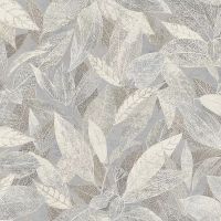 Обои RASCH Murano Винил на флизелине (1,06*10,05) Серый, Листья арт-645538 — фото 1, Обои для стен