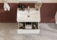 Товар: Тумба под раковину Roca Oleta 60 подвесная Белый глянец арт-A857639806 - фото 11 Тумба под раковину Roca Oleta 60 подвесная Белый глянец арт-A857639806 — фото 11, Тумбы под раковину