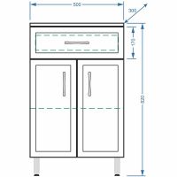 Товар: Тумба Stella Polar Концепт 50 Белый арт-SP-00000153 - фото 5 Тумба Stella Polar Концепт 50 Белый арт-SP-00000153 — фото 5, Комоды и тумбы для ванной комнаты