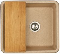 Кухонная мойка Aquaton Беллис 57 Песочная арт-1A724932BS220 — фото 3, Кухонные мойки