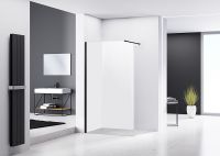 Душевая перегородка Abber 120x200 профиль Черный стекло прозрачное арт-AG61120B — фото 2, Душевые перегородки