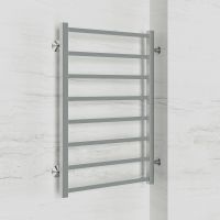 Водяной полотенцесушитель Terminus Вега П8 500х800 бп600 Хром, боковое подключение, G 1/2" НР арт-4670078530011 — фото 3, Водяные полотенцесушители