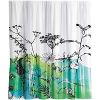 Штора для ванны WasserKRAFT Dill 180х200 Полевые цветы арт-SC-39101 — фото 2, Шторы для ванной