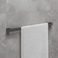 Полотенцедержатель Lemark Smooth Line Графит арт-9786024 — фото 2, Полотенцедержатели