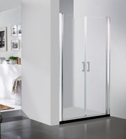 Душевая дверь в нишу River Suez 60 МТ профиль Матовый хром стекло матовое арт-10000006432 — фото 1, Распашные душевые двери