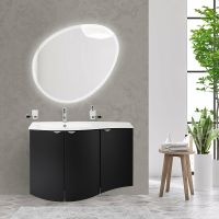 Подвесной шкаф Cezares Rialto 34 R Grafite арт-55174 — фото 3, Шкафы для ванной