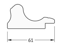 Зеркало Evoform Definite 104х54 в багетной раме - Золотой акведук 61 мм арт-BY 1058 — фото 5, Зеркала в ванную комнату