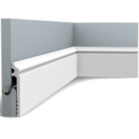 Плинтус Orac Decor 2000x138x22 мм арт-SX186 — фото 1, Плинтуса напольные