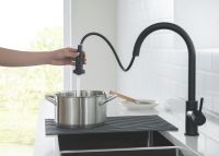 Товар: Смеситель для кухни Timo Saona Черный арт-2316/03FL - фото 4 Смеситель для кухни Timo Saona Черный арт-2316/03FL — фото 4, Смесители для кухни
