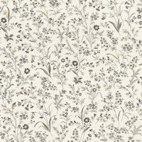 Обои RASCH Garden Винил на флизелине (0,53*10,05) Белый/Бежевый/Коричневый, Цветы арт-869408 — фото 1, Обои для стен