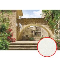 Фреска Ortograf Городской пейзаж 3966 Фактура флок FLK Флизелин (4*2,7) Бежевый/Разноцветный, Город/Пейзаж арт-3966 (флок FLK) — фото 1, Фрески