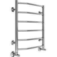 Водяной полотенцесушитель Terminus Виктория П6 500x600 Хром, нижнее подключение, G 1/2" ВР арт-4670078530080 — фото 1, Водяные полотенцесушители