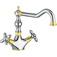 Смеситель для кухни Migliore Princeton Plus Хром Золото арт-18262 — фото 1, Смесители для кухни