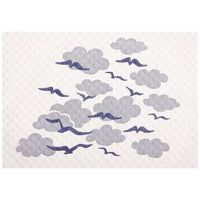 Коврик для душа Ridder Helgoland Белый Голубой арт-64263 — фото 3, Коврики для ванной комнаты