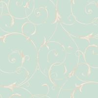 Обои Milassa Swan Флизелин (1*10,05) Бирюзовый, Вензель арт-SW4 006 — фото 1, Обои для стен