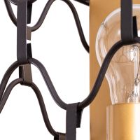 Настенный светильник Divinare Dunkan Черный античный Золото матовое арт-2021/04 AP-1 — фото 2, Бра