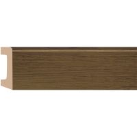 Плинтус Decomaster 2400x58x16 мм арт-D234-88 — фото 1, Плинтуса напольные