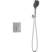 Душевая система Vincea Inspire с термостатом Хром арт-VSFW-3I21MT5CH — фото 2, Встраиваемые душевые комплекты