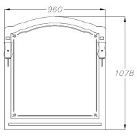 Товар: Зеркало Opadiris Лоренцо 100 Белое матовое с выключателем арт-00-00007041 - фото 5 Зеркало Opadiris Лоренцо 100 Белое матовое с выключателем арт-00-00007041 — фото 5, Зеркала в ванную комнату