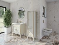 Тумба под раковину Caprigo Albion Promo 80 Бежевая матовая арт-33312-В002 — фото 4, Тумбы под раковину