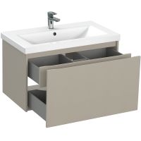 Тумба под раковину Cersanit Grande 80 подвесная Бежевая арт-64310 — фото 7, Тумбы под раковину