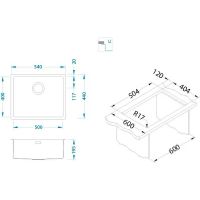 Товар: Кухонная мойка Alveus Kombino 50 Monarch Anthracite SAT-90 540x440x195 U Антрацит арт-1122673 - фото 6 Кухонная мойка Alveus Kombino 50 Monarch Anthracite SAT-90 540x440x195 U Антрацит арт-1122673 — фото 6, Кухонные мойки
