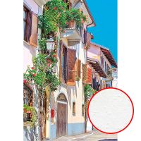 Фреска Ortograf Городской пейзаж 5077 Фактура бархат FX Флизелин (1,8*2,7) Разноцветный, Город арт-5077 (бархат FX) — фото 1, Фрески