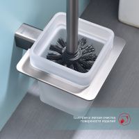 Товар: Ершик для унитаза Raglo Графит арт-R301.10.09 - фото 4 Ершик для унитаза Raglo Графит арт-R301.10.09 — фото 4, Ершики для унитаза