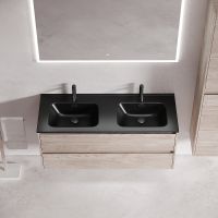 Тумба под раковину Sancos Libra 120 подвесная Дуб галифакс натуральный арт-LB120-2EG — фото 11, Тумбы под раковину