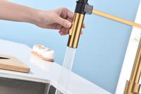 Смеситель для кухни Paulmark Halt Брашированное золото арт-Ha214021-BG — фото 10, Смесители для кухни