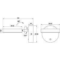 Настенный светильник Maytoni Modern Fad Белый матовый арт-MOD070WL-L8W3K — фото 5, Бра