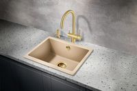 Товар: Кухонная мойка Milacio Leon 55 Cuarzo Бежевая арт-MC.77084 - фото 4 Кухонная мойка Milacio Leon 55 Cuarzo Бежевая арт-MC.77084 — фото 4, Кухонные мойки