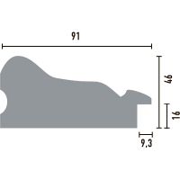 Товар: Багет Decomaster 2900x91x46 мм арт-413-566 - фото 2 Багет Decomaster 2900x91x46 мм арт-413-566 — фото 2, Багеты