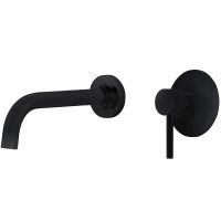 Смеситель для раковины Abber Wasser Kreis Черный матовый арт-AF8112B — фото 1, Смесители для раковины