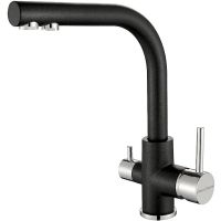 Смеситель для кухни Paulmark Essen Черный металлик арт-Es213011-418 — фото 1, Смесители для кухни