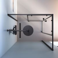 Товар: Душевой уголок AM.PM X-Joy 120х80 профиль Черный матовый стекло прозрачное арт-W94G-403-12080-BТ - фото 8 Душевой уголок AM.PM X-Joy 120х80 профиль Черный матовый стекло прозрачное арт-W94G-403-12080-BТ — фото 8, Прямоугольные душевые уголки