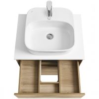 Тумба под раковину Aquaton Либерти 60 подвесная Дуб эльвезия арт-1A279401LYC70 — фото 15, Тумбы под раковину